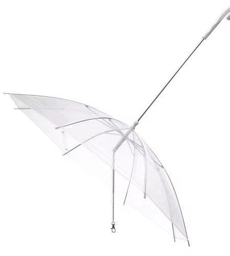 2022 New Pet Umbrella Leash Rainproof Snowproof Dog Umbrella Leash for Small Dogs Adjustable Doggy Umbrella