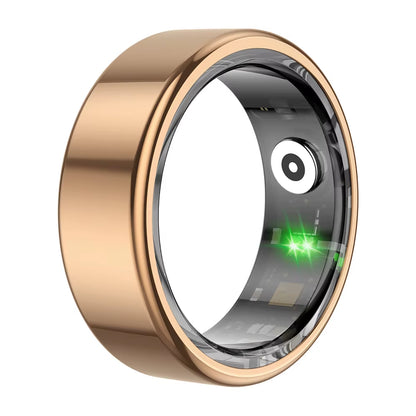 [2024 ]  R02 Smart Ring Military Grade Titanium Steel Shell Health Monitoring IP68 & 5ATM Waterproof Multi-Sport Modes