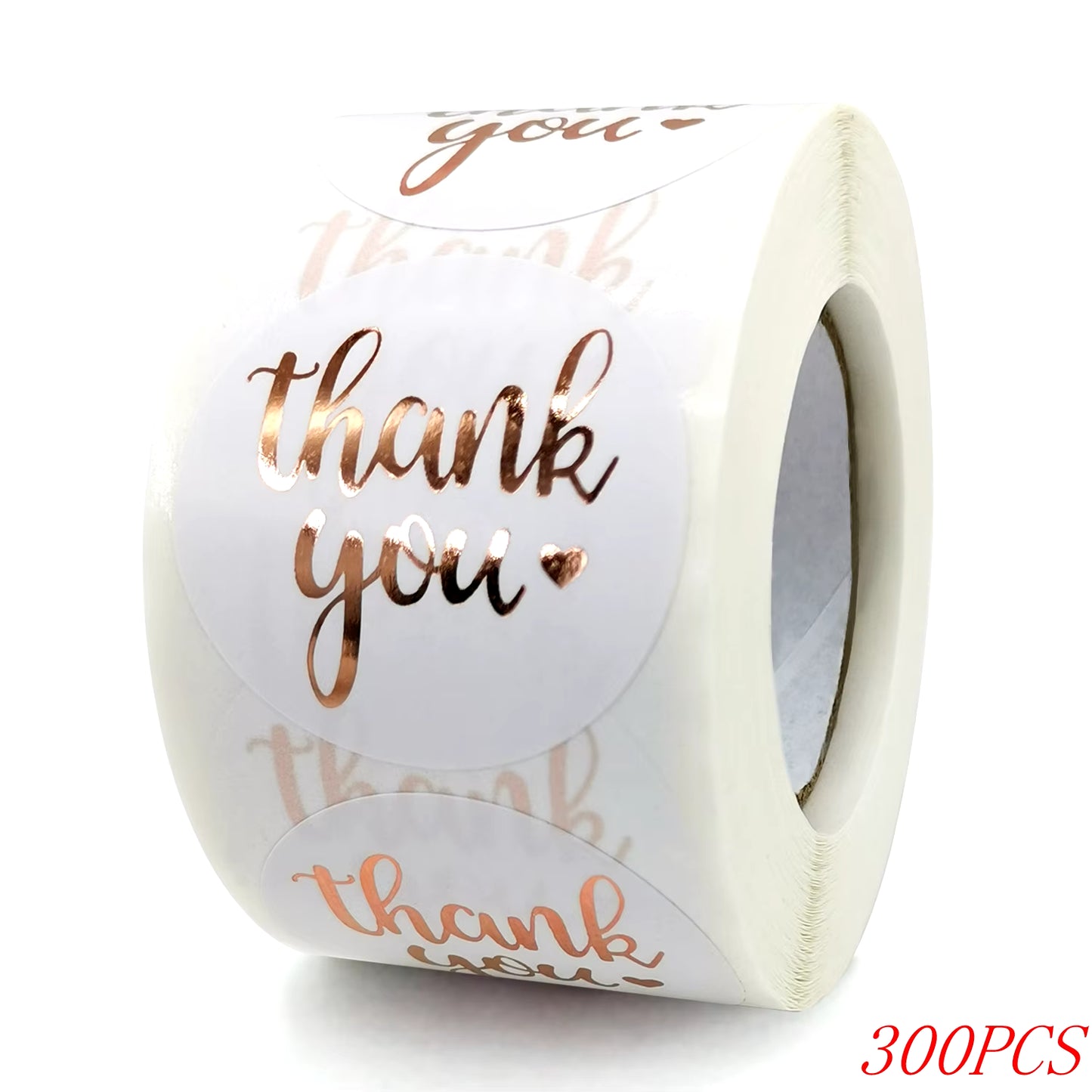 50-500Pcs 1Inch Blue Thank You Stickers for Envelope Sealing Labels Stationery Supplies Handmade Wedding Gift Decoration Sticker